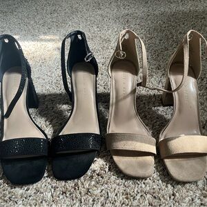 Size 7 1/2 Lulu’s high heeled sandals.